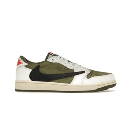 AIR JORDAN 1 RETRO LOW OG SP TRAVIS SCOTT MEDIUM OLIVE — SNEAKERS