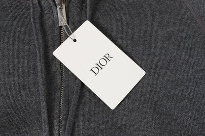 Dior Cashmere Hooded Grijs — Jas