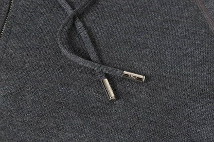 Dior Cashmere Hooded Grijs — Jas
