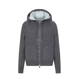 Dior Cashmere Hooded Grijs — Jas