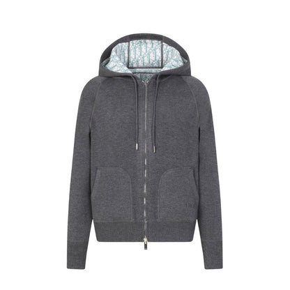 Dior Cashmere Hooded Grijs — Jas