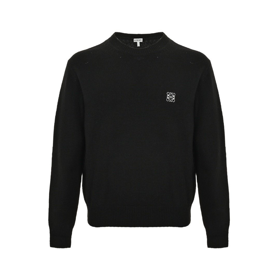 Loewe Anagram Wool Zwart — Trui