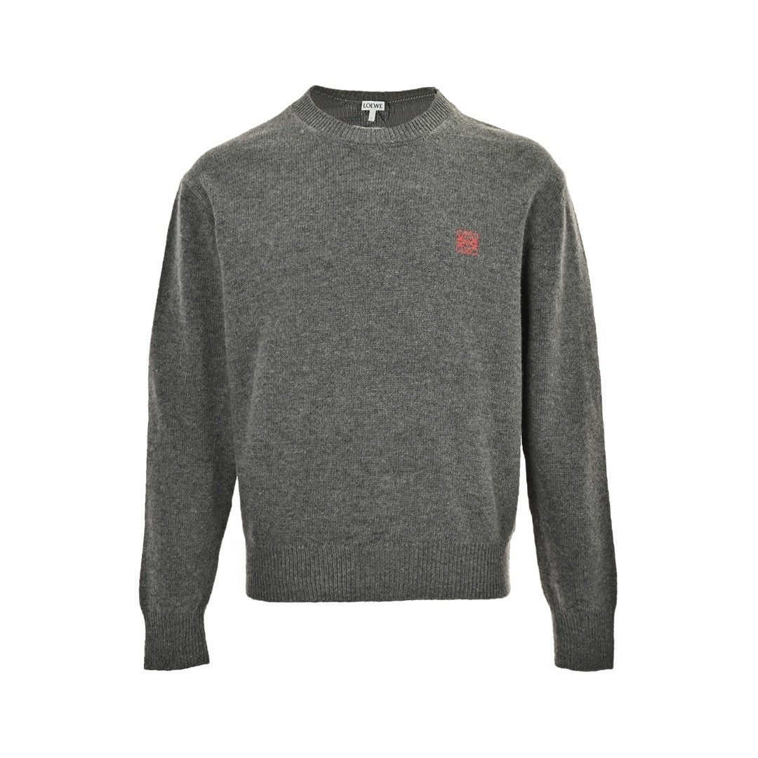 Loewe Anagram Wool Grijs — Trui