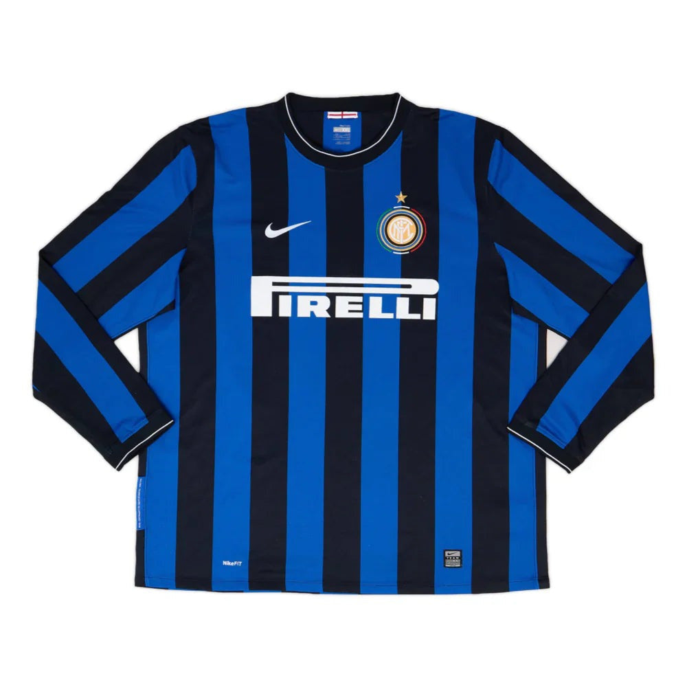 Inter Milan 2009 10 Retro Longsleeve