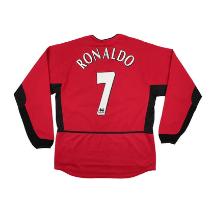 Manchester United 2002 04 Retro Longsleeve