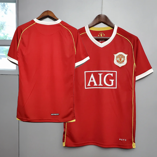 MANCHESTER UNITED RETRO HOME KIT 06/07 I 70% KORTING!